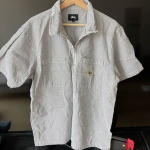 Stussy men stripped T-shirt